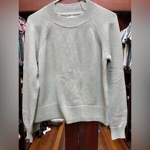 Daily Ritual Small Light Green Raglan Knit Sweater